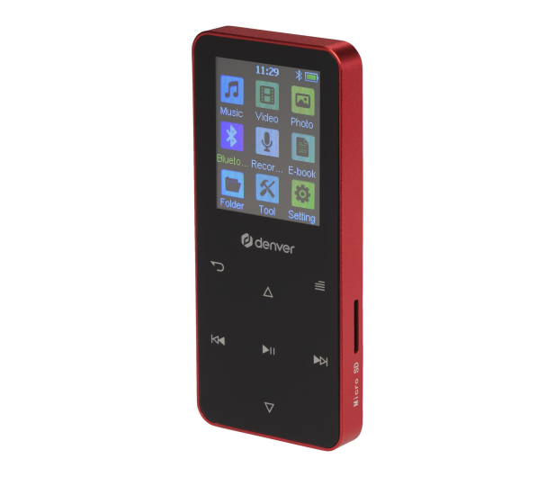 Denver Odtwarzacz MP4 Denver MP-1830R BT 1,8" 4GB czerwony - 1535058 - zdjęcie 6